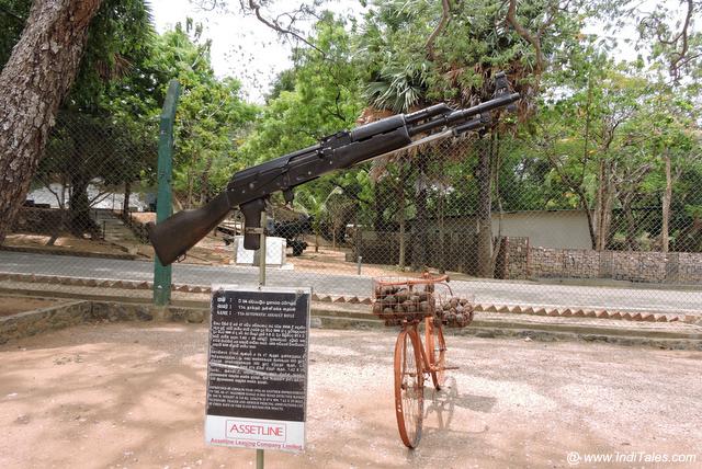 weapons-display-orrs-hill-army-museum-trincomalee